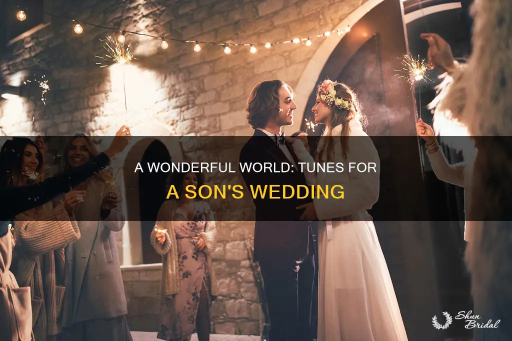 what a wonderful world son wedding songs