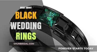 Black Wedding Rings: A Unique Style Statement