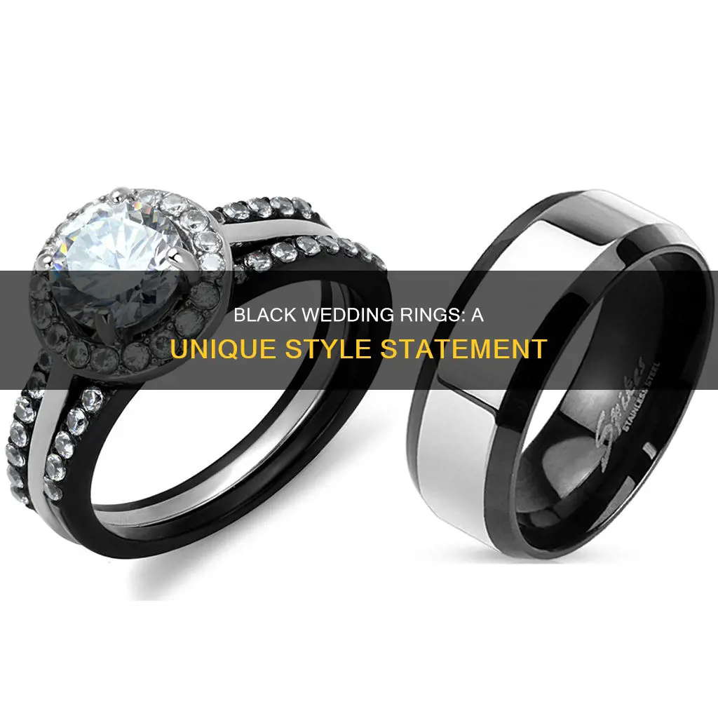 what about black wedding rings