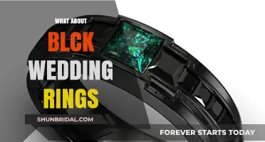 Black Wedding Rings: A Unique Style Statement