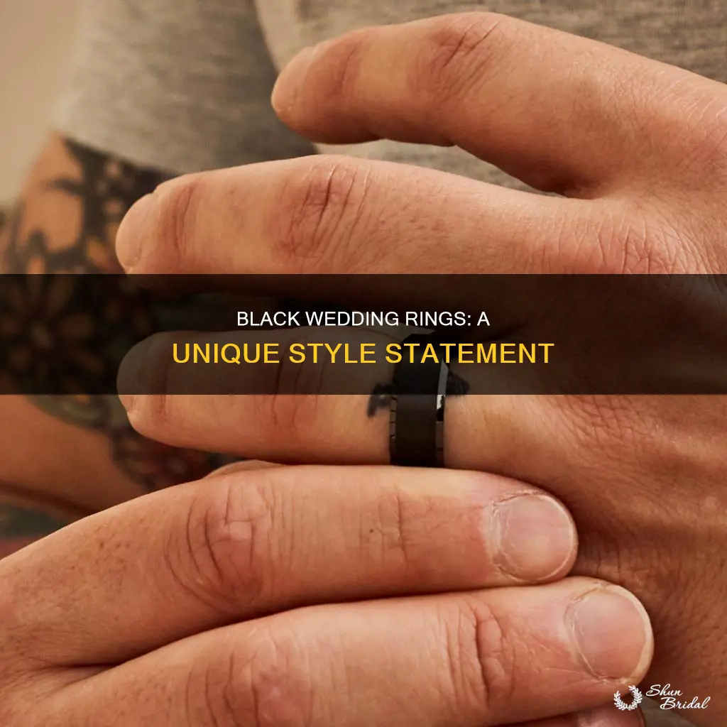 what about blck wedding rings