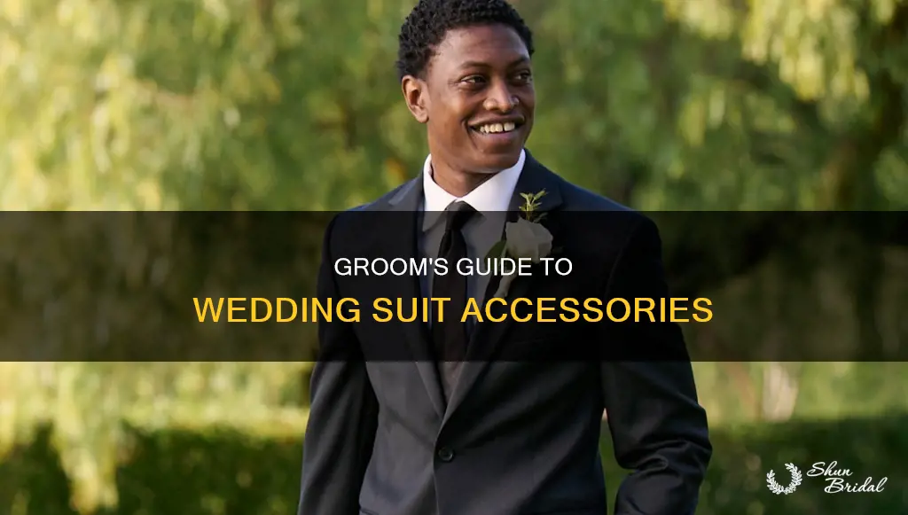 what accessories are needed for mens wedding suits