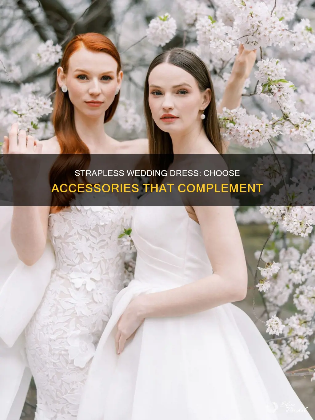 what accessories to wear with strapless wedding dress