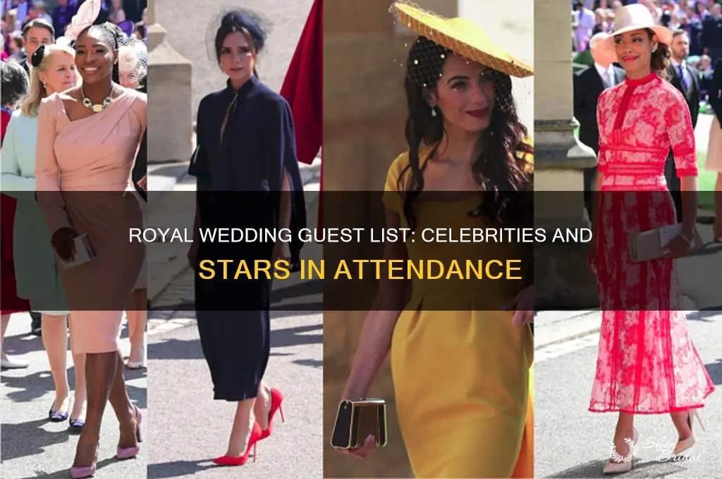 what actors and actresses are at the royal wedding