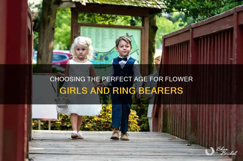 what age should a flower girl and ring bearer be
