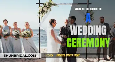 Essential Items for a Wedding Ceremony