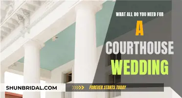 Courthouse Wedding: Essential Items for the Big Day
