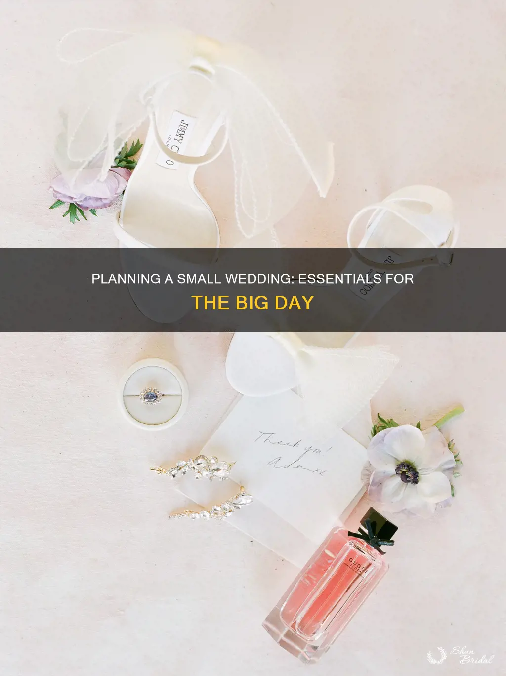 what all do you need for a small wedding