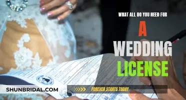 Documents and Details: Getting Your Wedding License