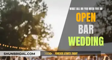 Open Bar Wedding: Planning, Stocking, and Serving Drinks