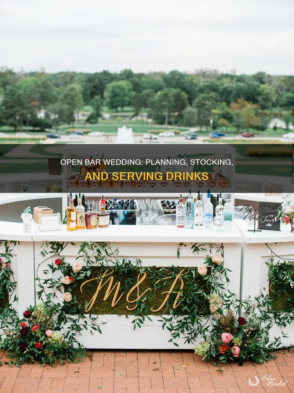 what all do you need for an open bar wedding