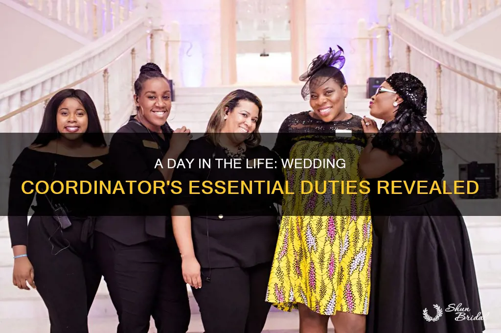 what all does a day of wedding coordinator do