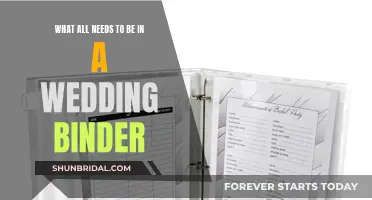 Wedding Binder Essentials: What to Include and Organize