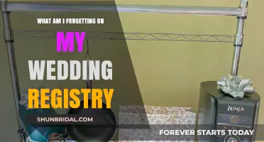 The Ultimate Wedding Registry: Don't Forget These Essentials!