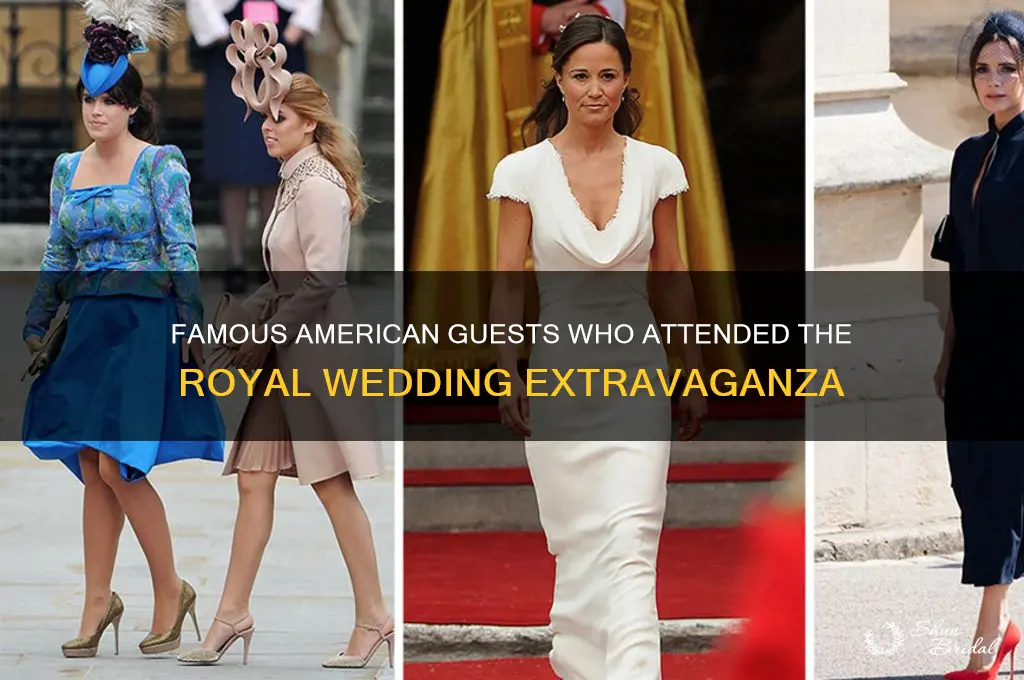 what american guests went to wedding