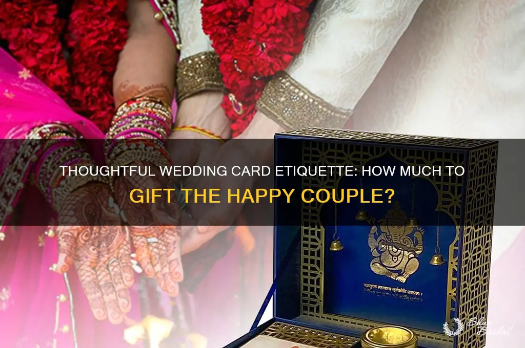 what amount do you put in a wedding card