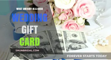 Thoughtful Wedding Gift Card Amounts: A Guide for Guests
