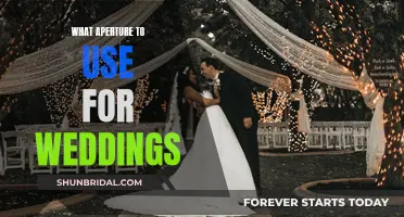 Aperture Settings for Capturing Magical Wedding Moments