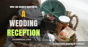 Creative Ways to Use Baskets at Your Wedding Reception