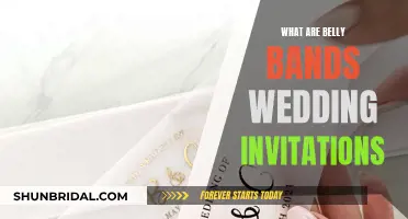 Belly Bands: Elevating Wedding Invites with Style and Class