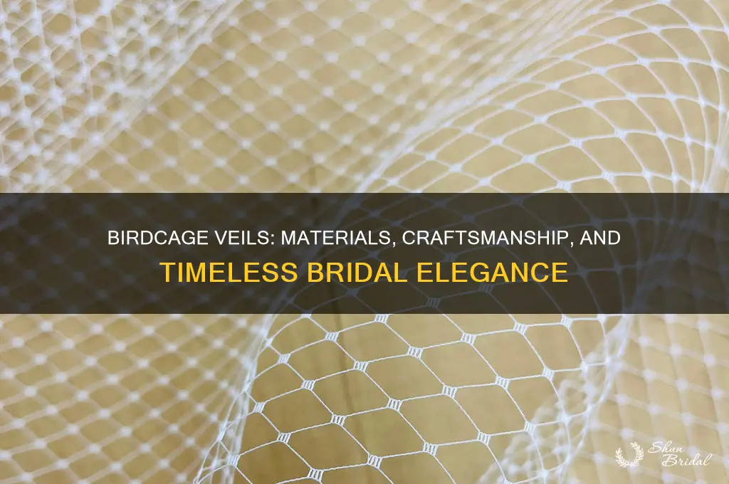 what are birdcage veils made of