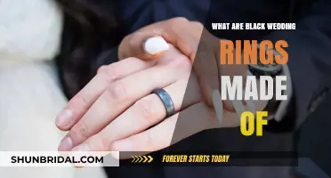 Black Wedding Rings: Exploring Unique Materials