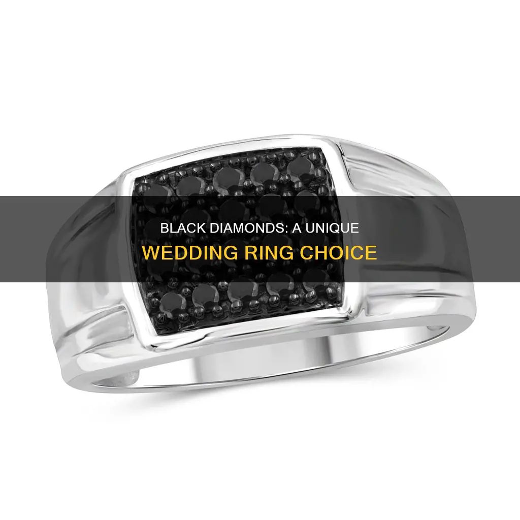 what are blck diamonds in wedding rings