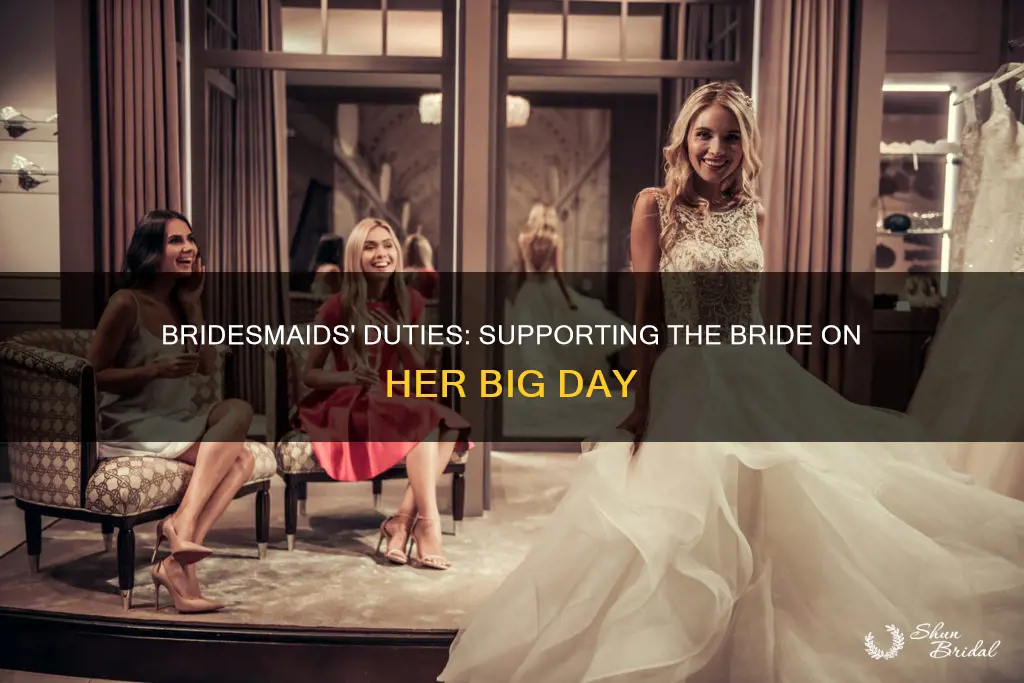 what are bridesmaids jobs