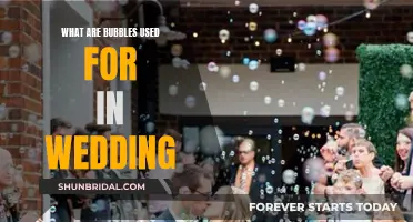 Bubbles for Wedding Cheer and Photos
