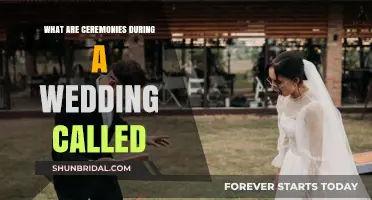 Understanding the Names of Traditional Wedding Ceremony Rituals and Events