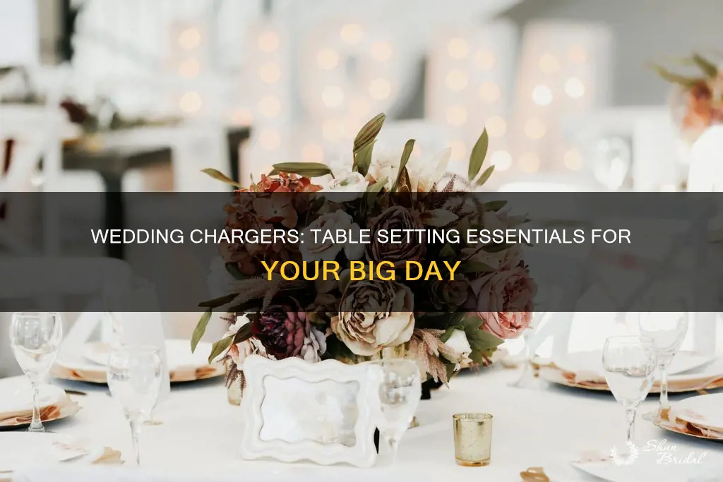 what are chargers for a wedding