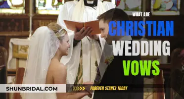 Christian Wedding Vows: Promises to God and Your Partner