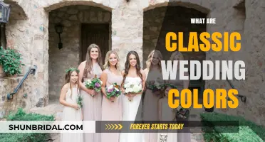 Timeless Elegance: Exploring Classic Wedding Colors for Your Big Day
