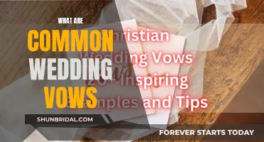 Promises of Love: Traditional Wedding Vows Explained