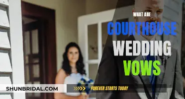 Courthouse Wedding Vows: A Simple Guide