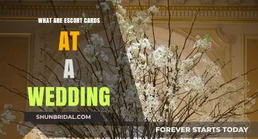 Understanding Escort Cards: A Wedding Guest Seating Guide