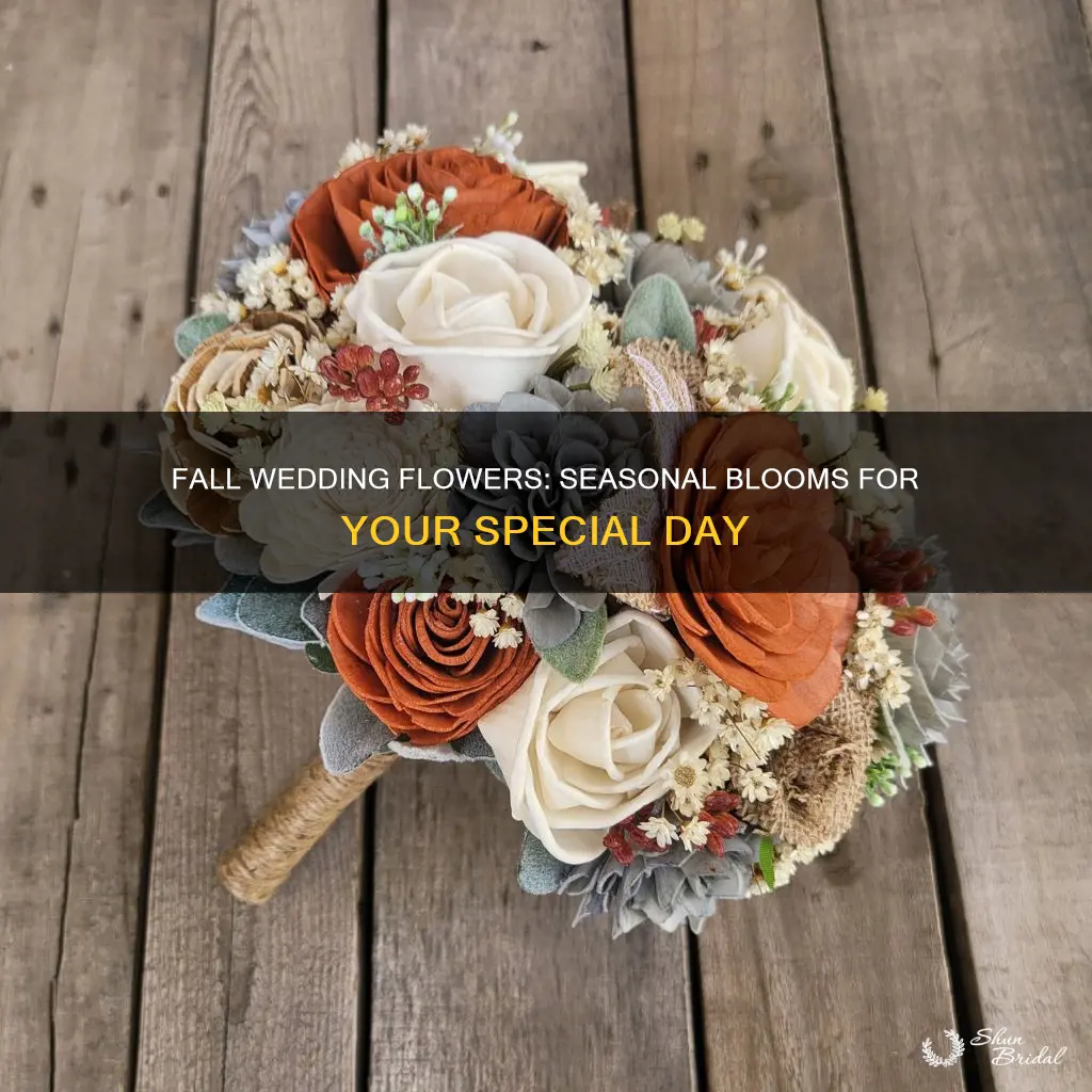 what are fall flowers for wedding