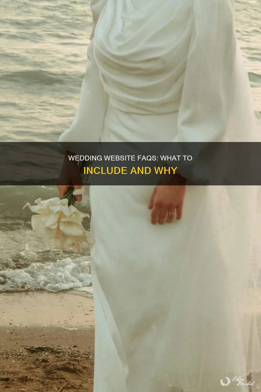 what are faq to put on a wedding website