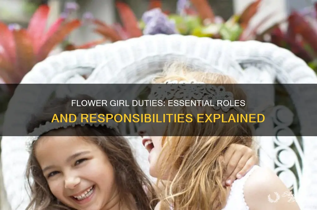 what are flower girl duties