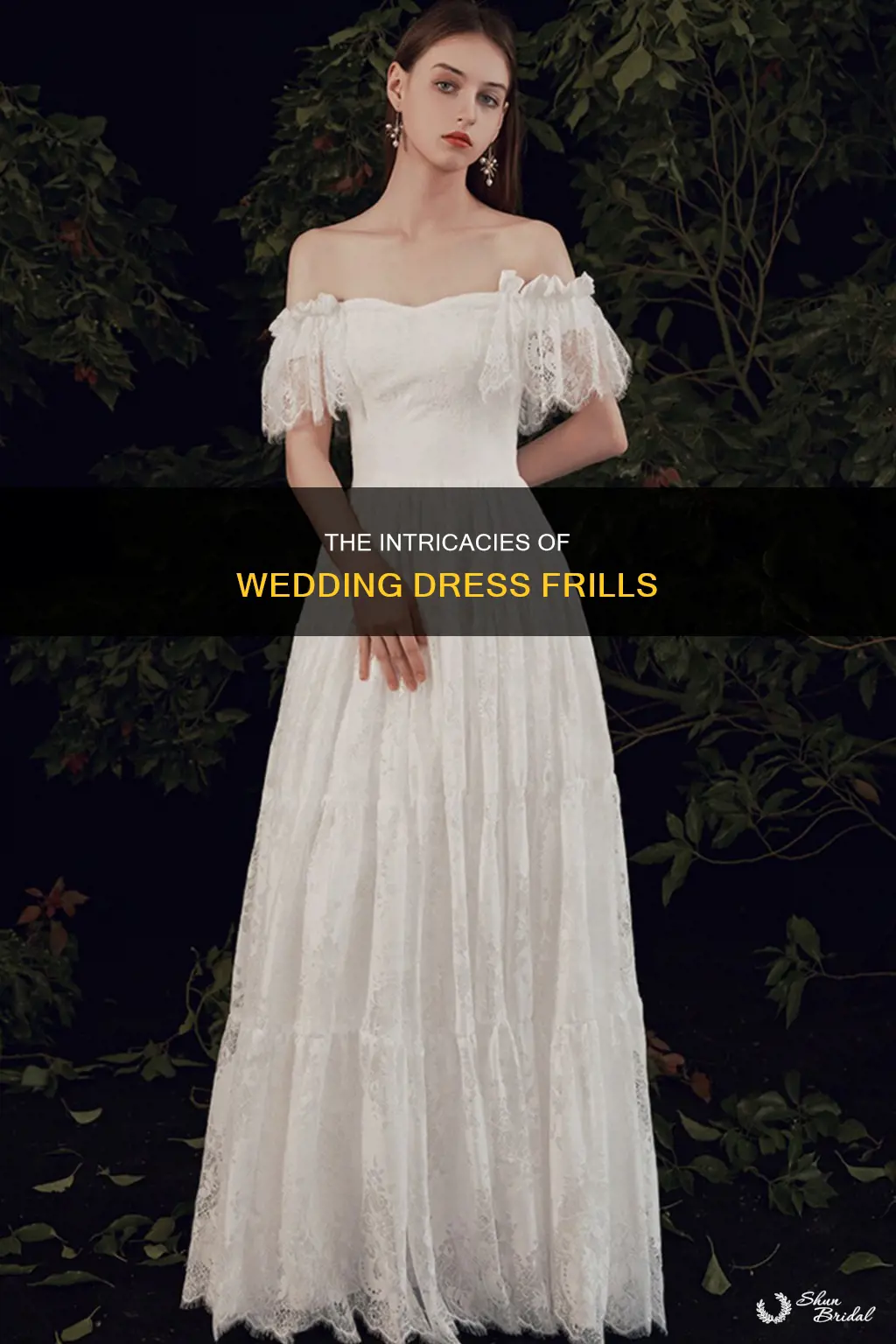 what are frills on a wedding dress