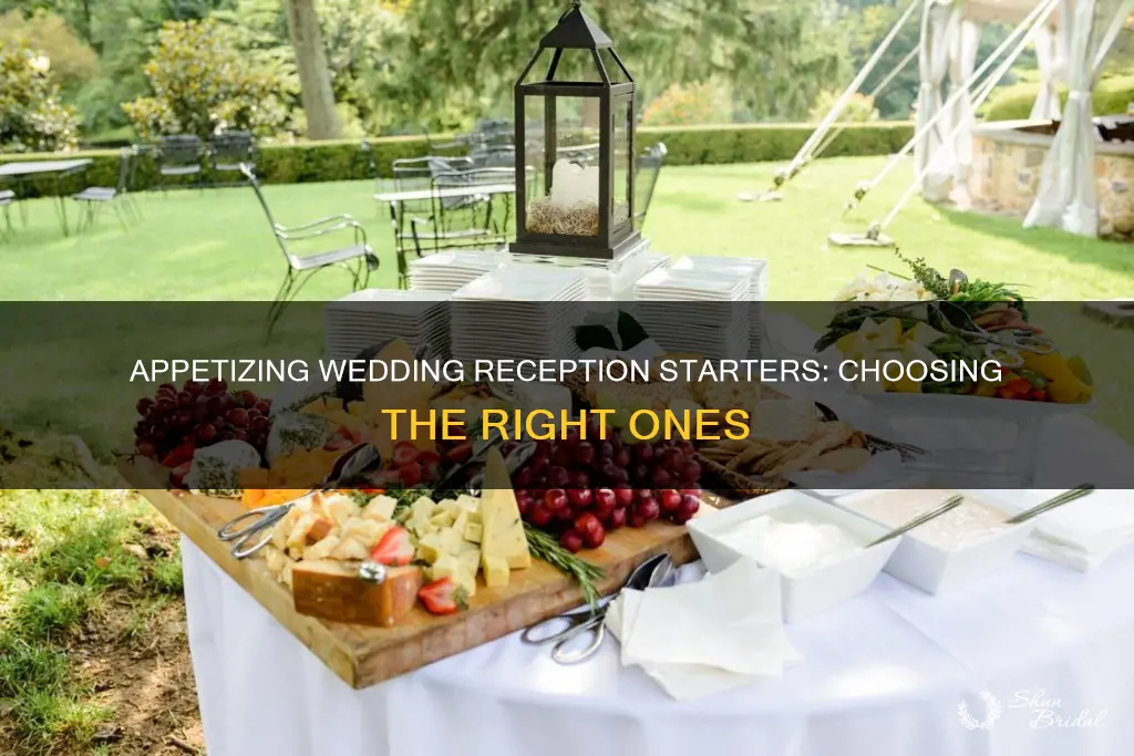 what are good appetizers for a wedding reception