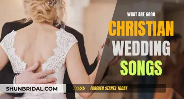 Christian Wedding Songs: Tunes for a Holy Union