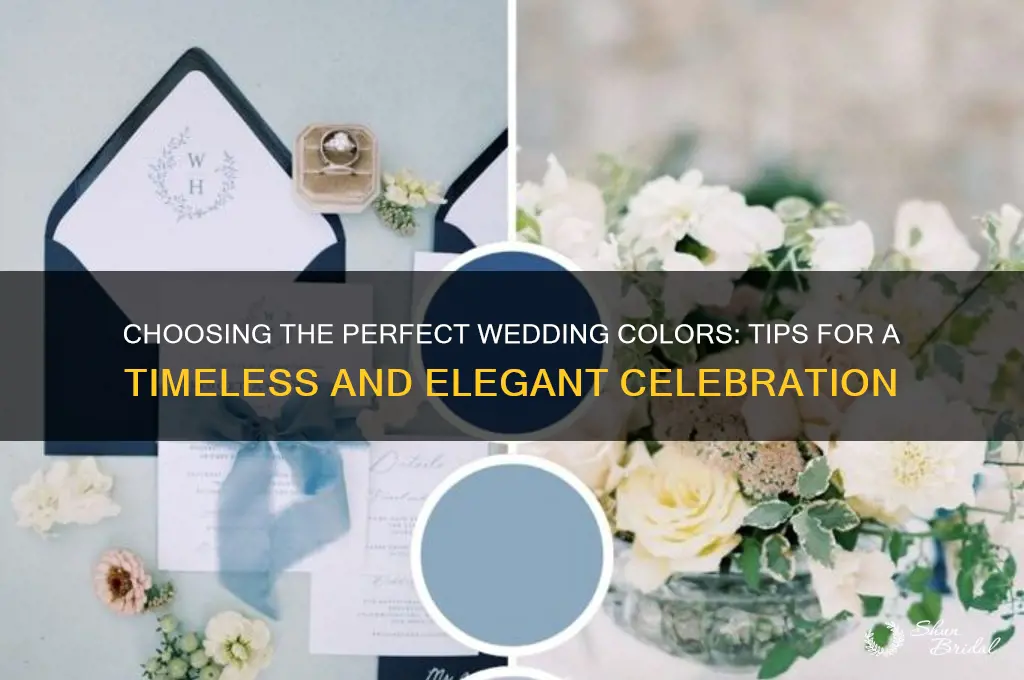 what are good colors for a wedding