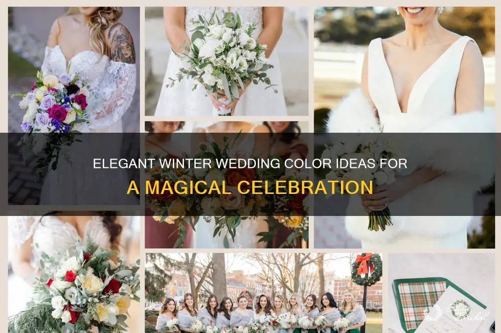what are good colors for a winter wedding