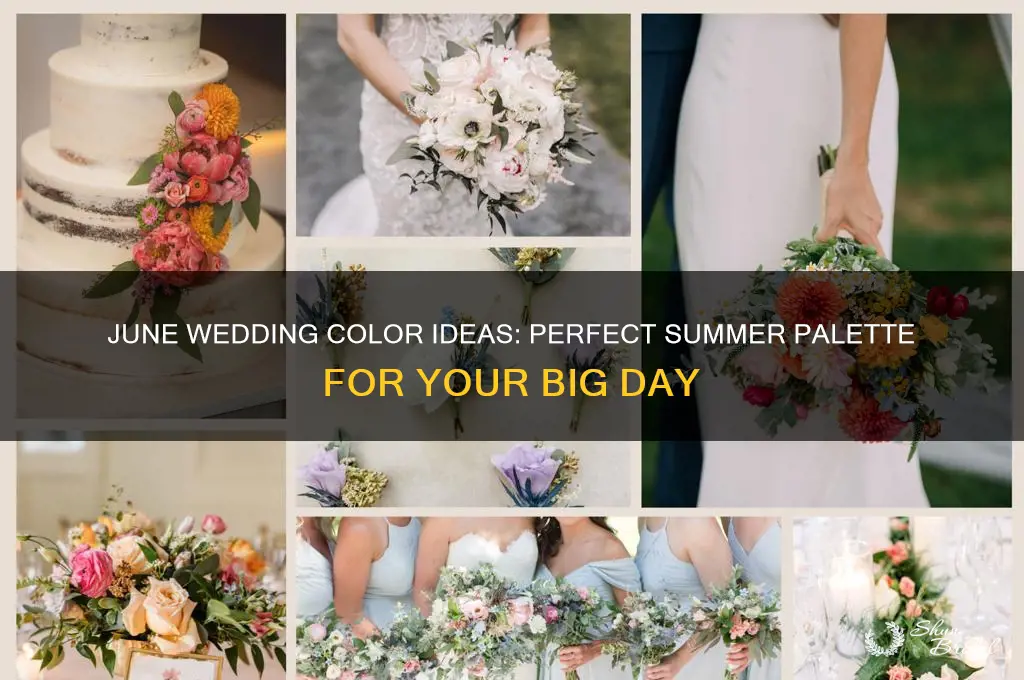 what are good colors for june weddings