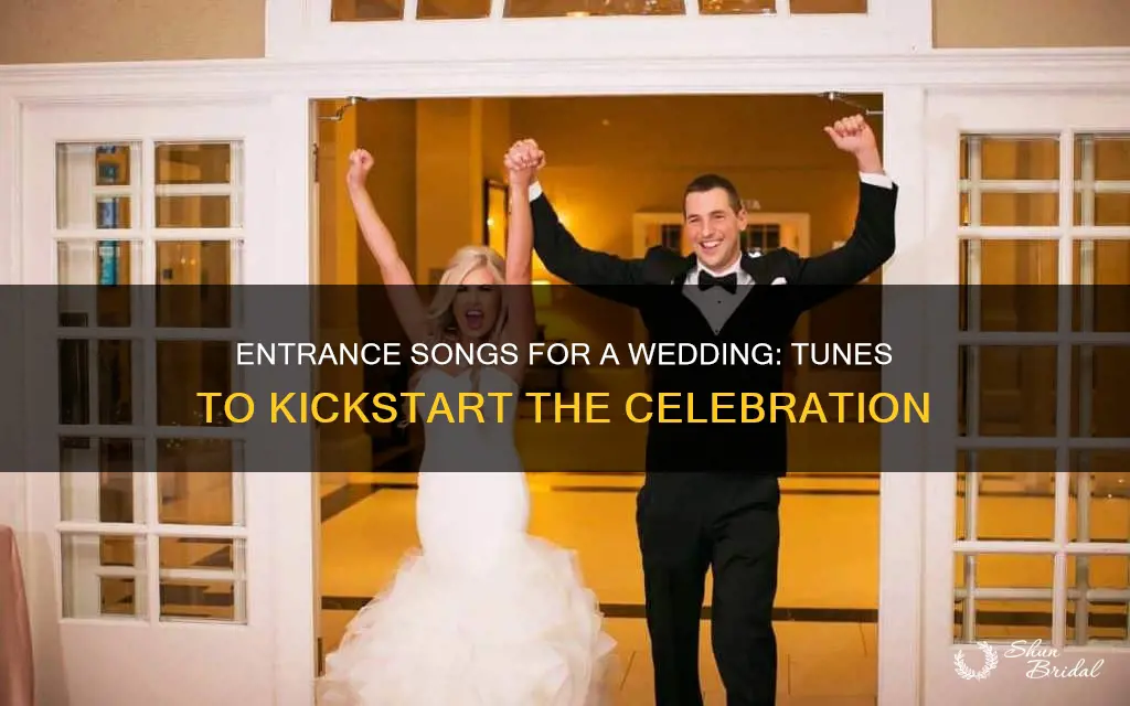 what are good entrance songs for a wedding
