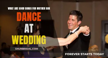 Best Songs for a Mother-Son Wedding Dance