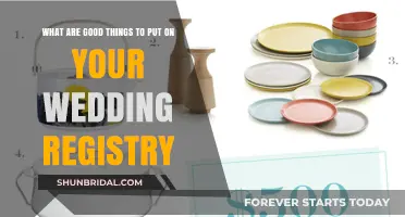 The Perfect Wedding Registry: Items to Cherish Forever