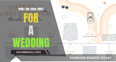 The Best Times of Year for a Wedding