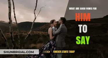 Heartfelt Wedding Vows: Romantic Words He Can Say to Her